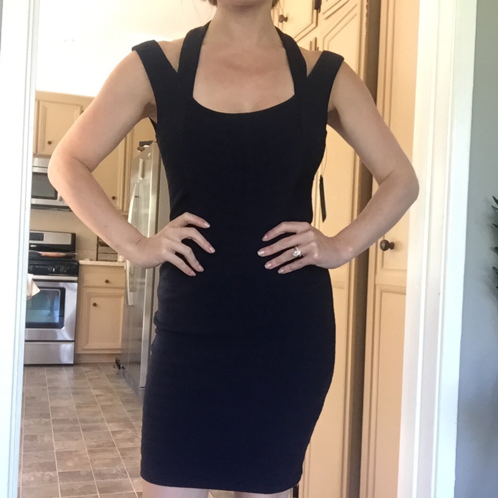 NEW WITH TAGS GUESS Navy Blue Dress